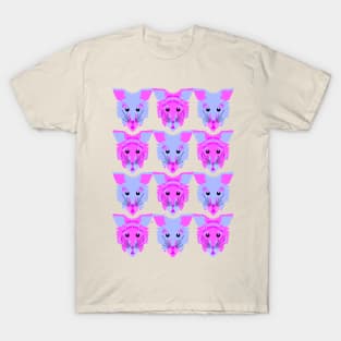 Litter of Kittens, Bold pink T-Shirt